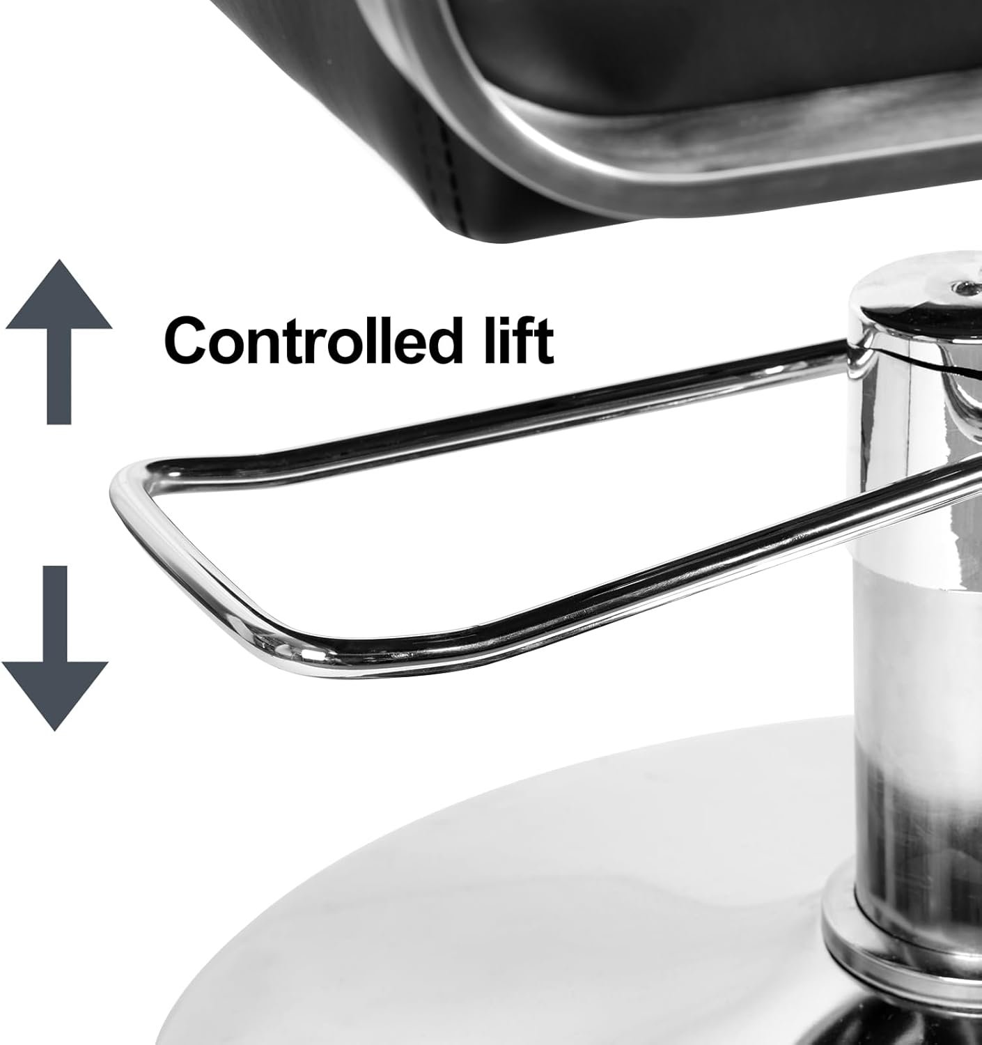 Demo(Assambled)Hydraulic Barber Chair, Salon Chair for Hair Stylist, Heavy Duty Styling Chair,-$80