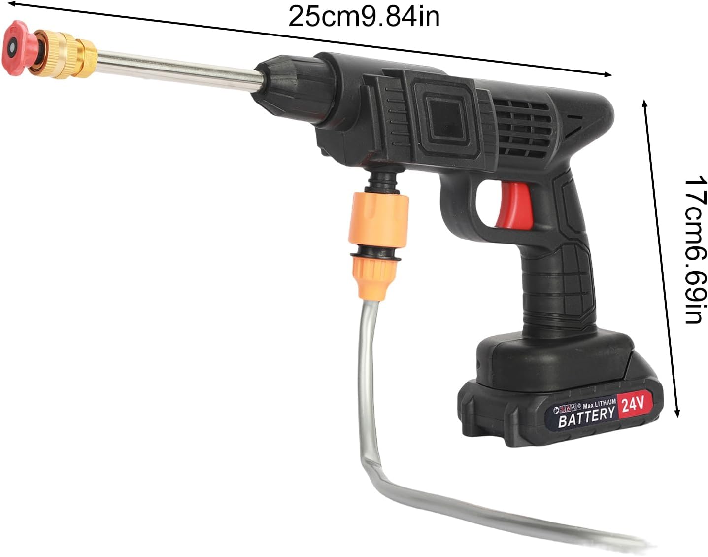 BNIB-Cordless Pressure Washer Set, 24V Battery-Powered Washer, Portable Pressure Washers,-$50