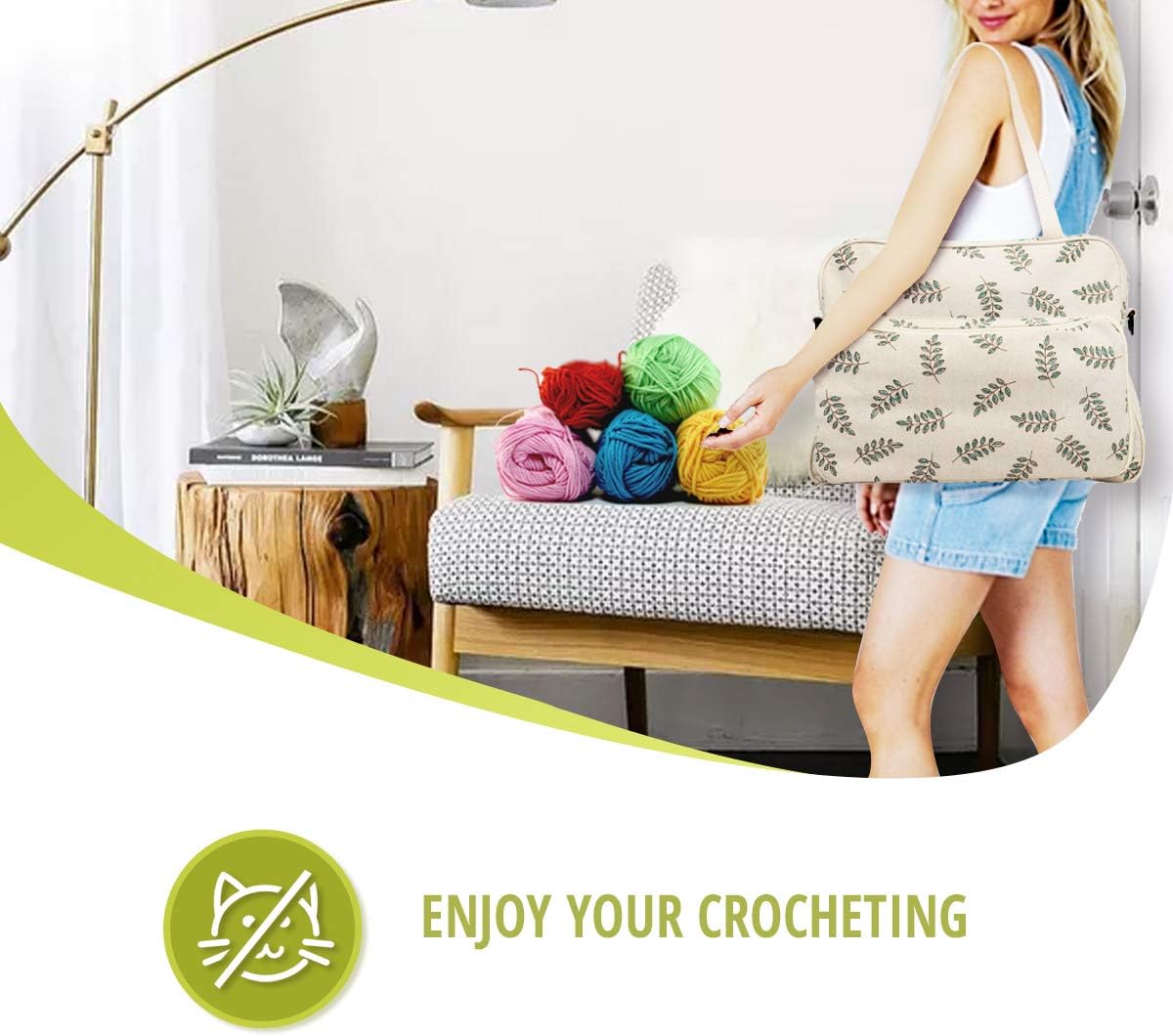 Brand New Yarn Bag Crochet Bag Knitting Bag , -$15