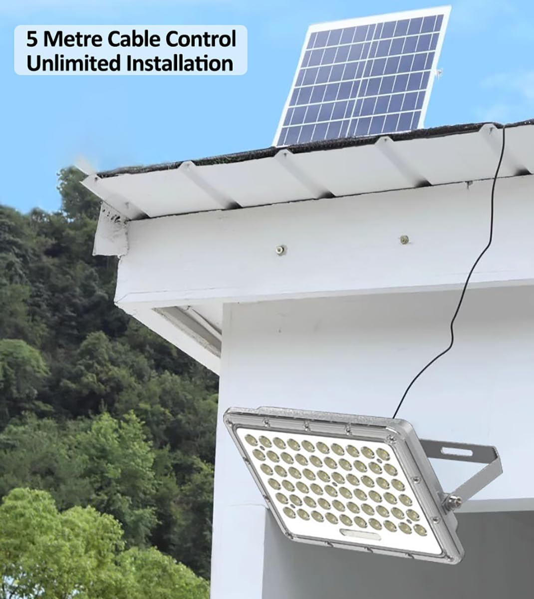 BNIB-Home Solar Powered Street Lights, Dusk to Dawn IP67 Waterproof Solar Lights,400W,-$130