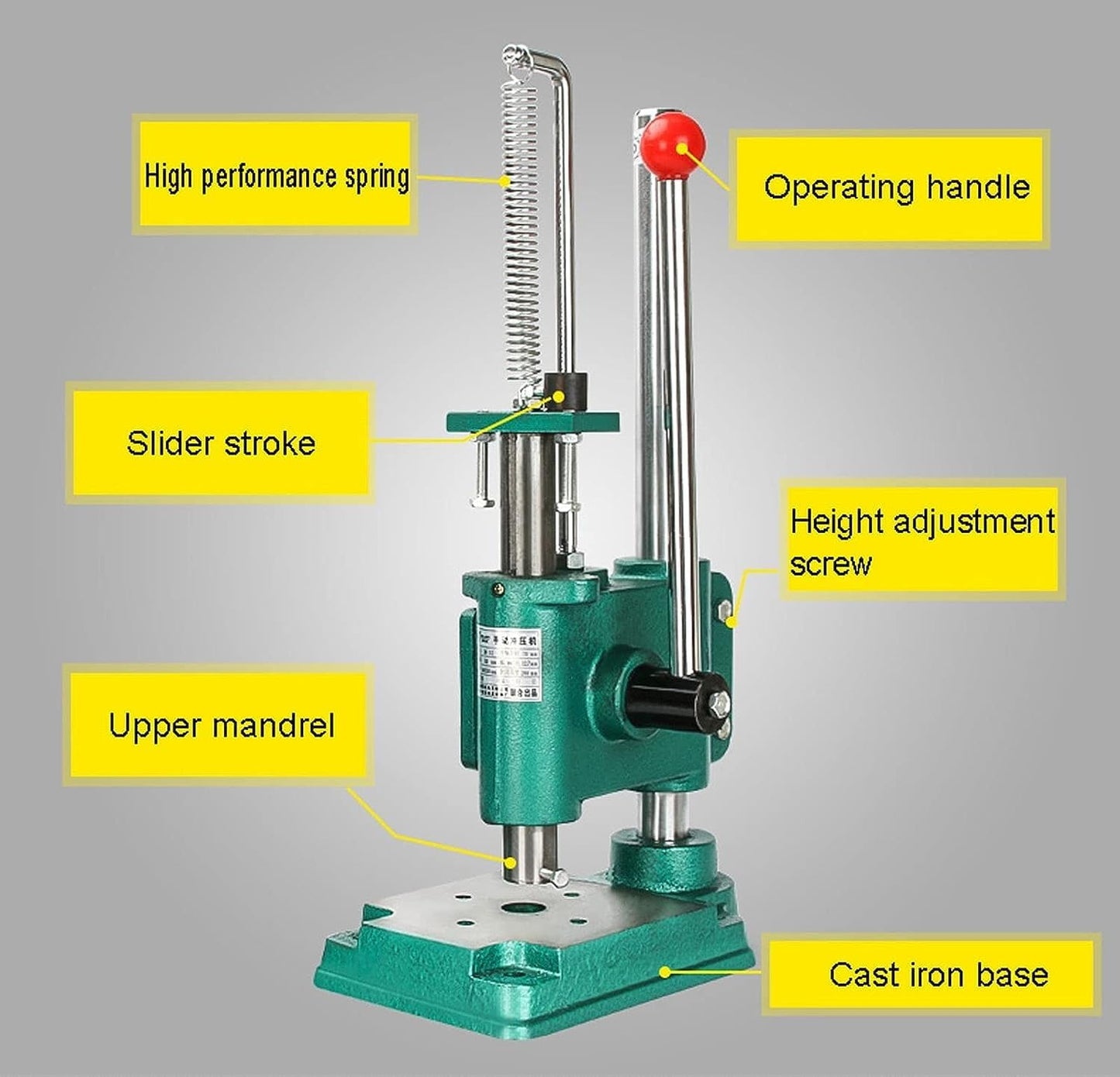 BNIB-Hand Press Punching Machine, Desktop Mute Puncher Machine, Multifunction Leather Manual Punch