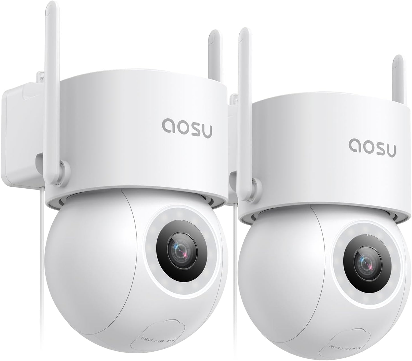 BNIB -2 Pack Wired Outdoor Security Cameras - 3K Camera Surveillance Exterieur,(2.4Ghz Wi-Fi Only),-$100