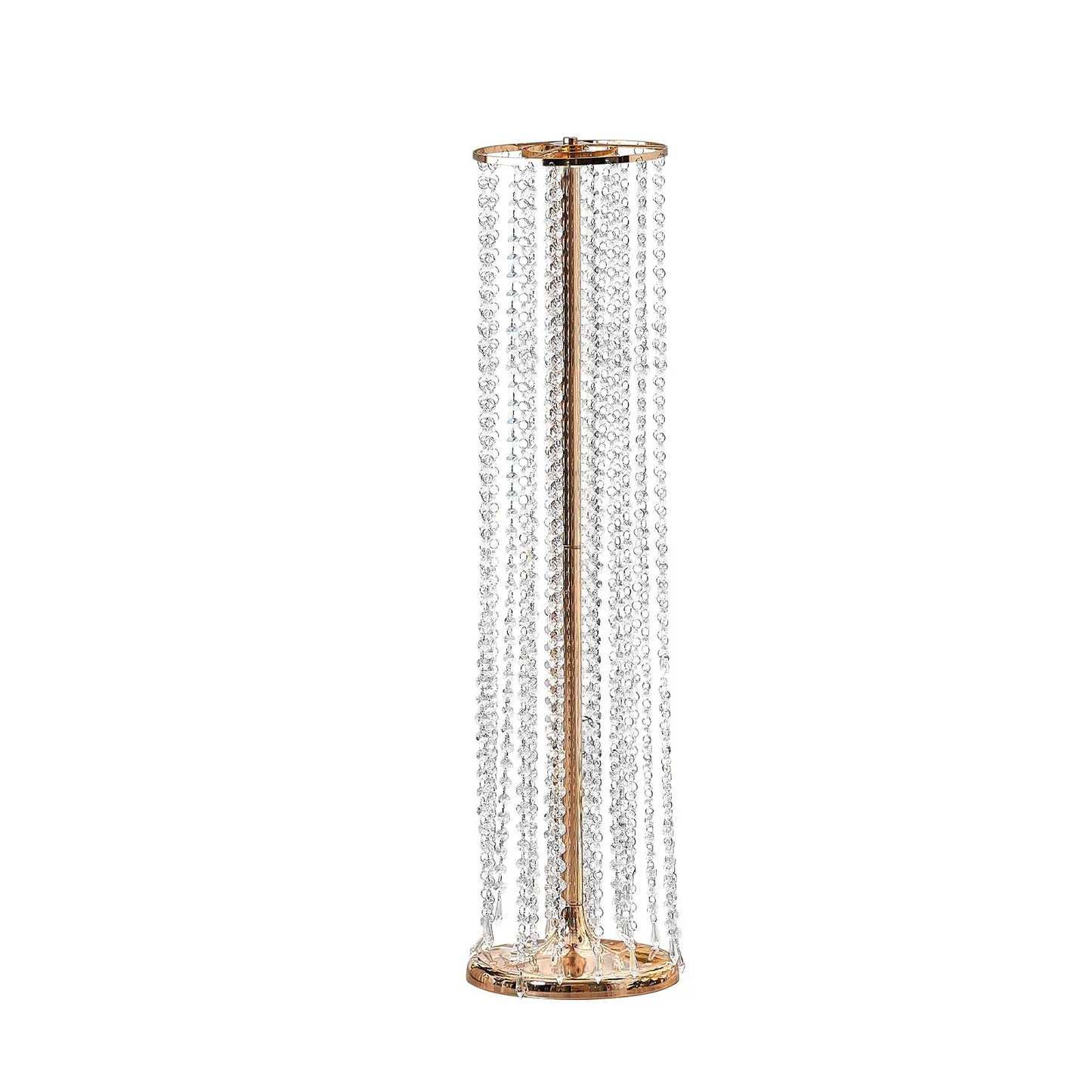 VEVOR 10PCS 35.43inch /90cm Tall Crystal Wedding Flowers Stand, Luxurious Centerpieces,-$130