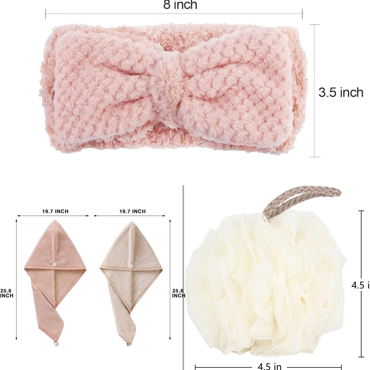 Brand New 4-Piece Bathroom Set | Cute & Practical