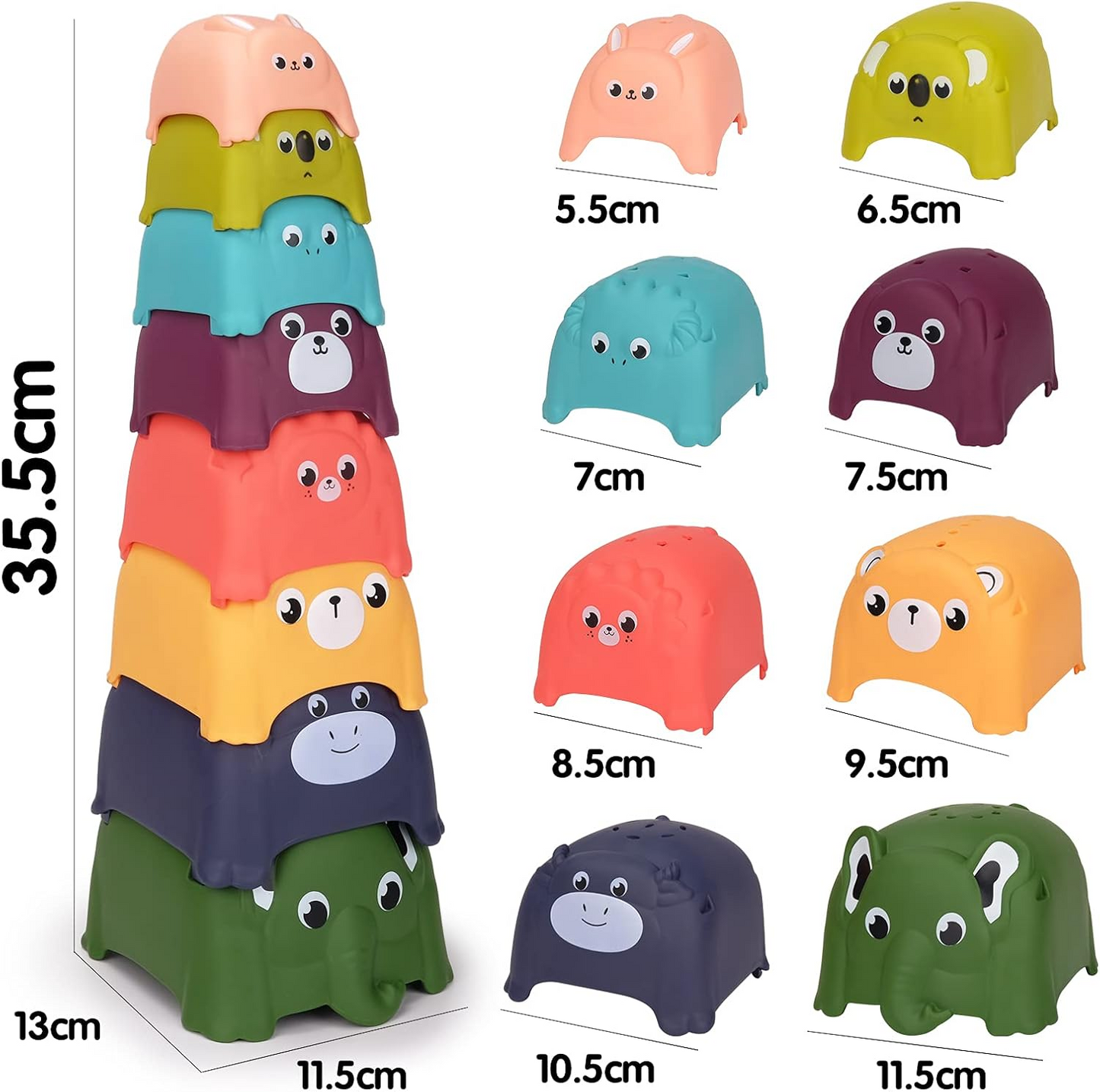 Brand new Colorful Bench Jenga, children's educational toys