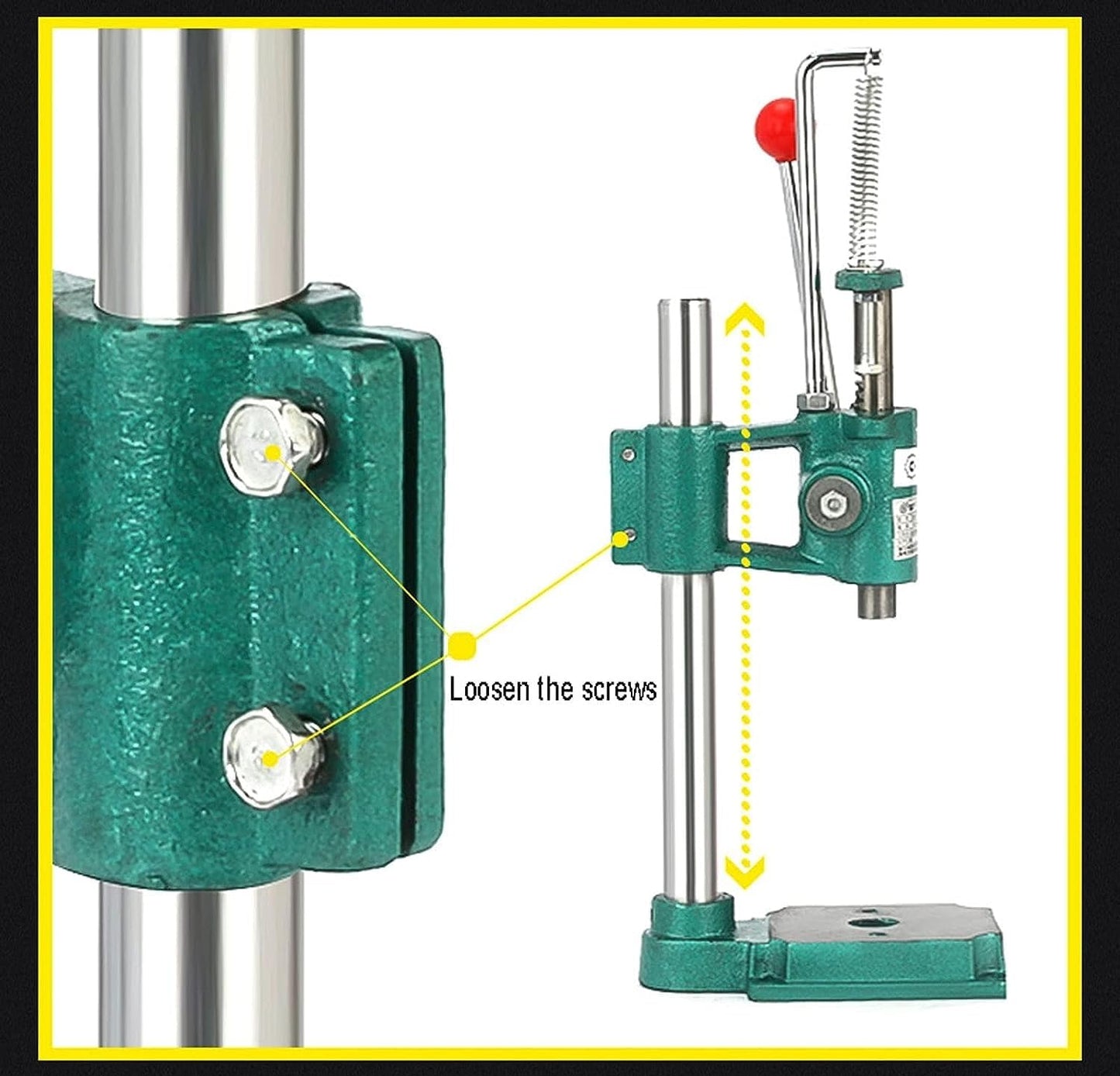BNIB-Hand Press Punching Machine, Desktop Mute Puncher Machine, Multifunction Leather Manual Punch
