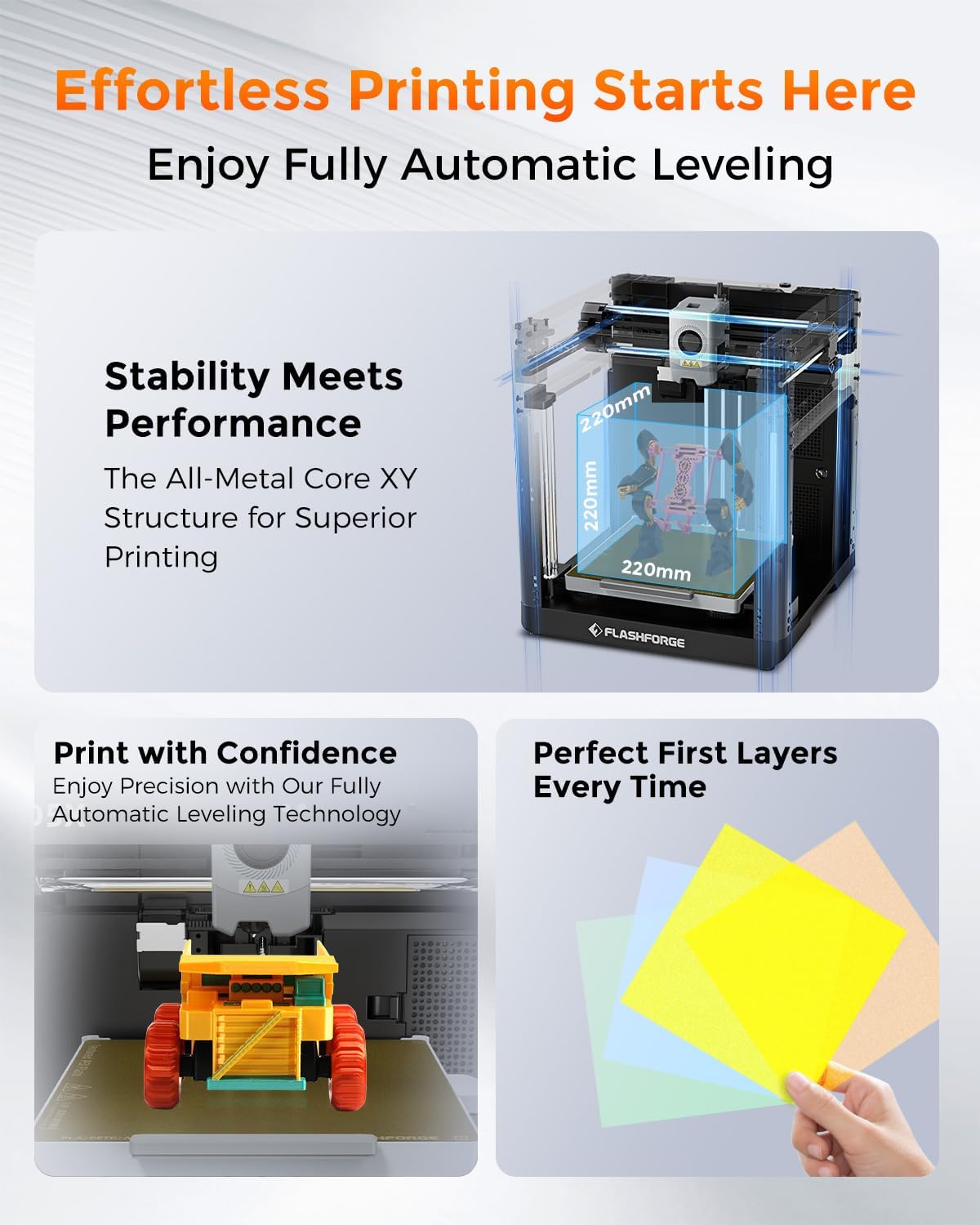 OPen Box AD5X Multi-Color 3D Printer 4 Colors with IFS, Fully Auto Leveling FDM 3D Printer,-$250