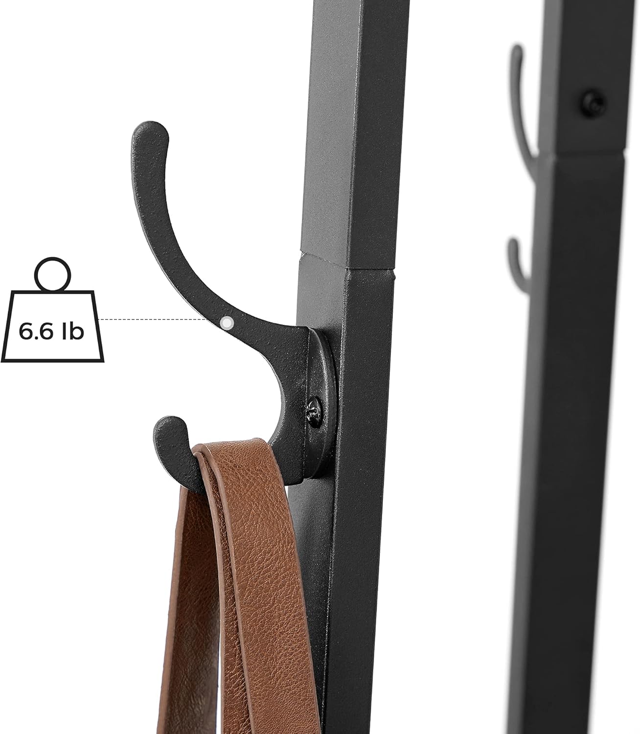 Brand New Assembled Coat Rack, Coat Stand with 3 Shelves, Hall Tree Free Standing with Hooks-$70