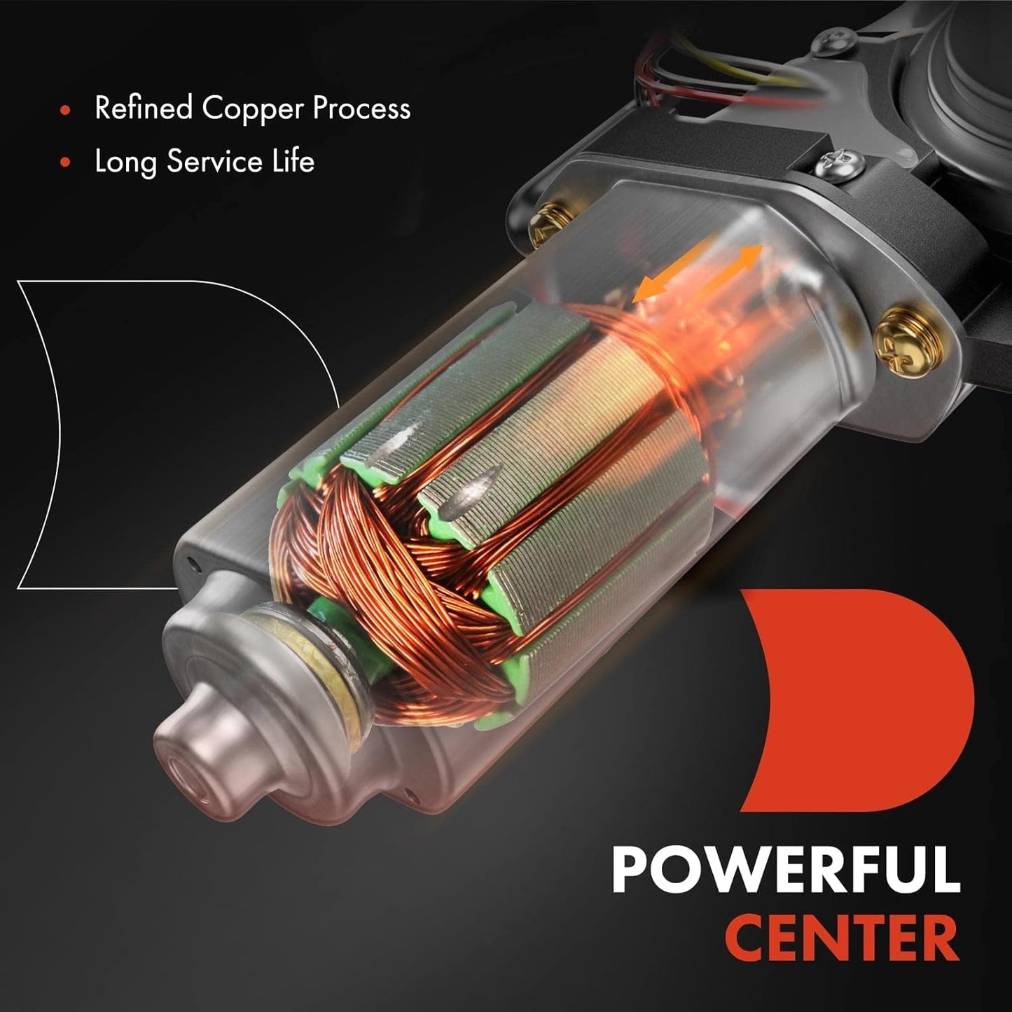 BNIB-A-Premium Front Left Window Lift Motor (7-Pin) for Ford Mustang 2015–2020-$35
