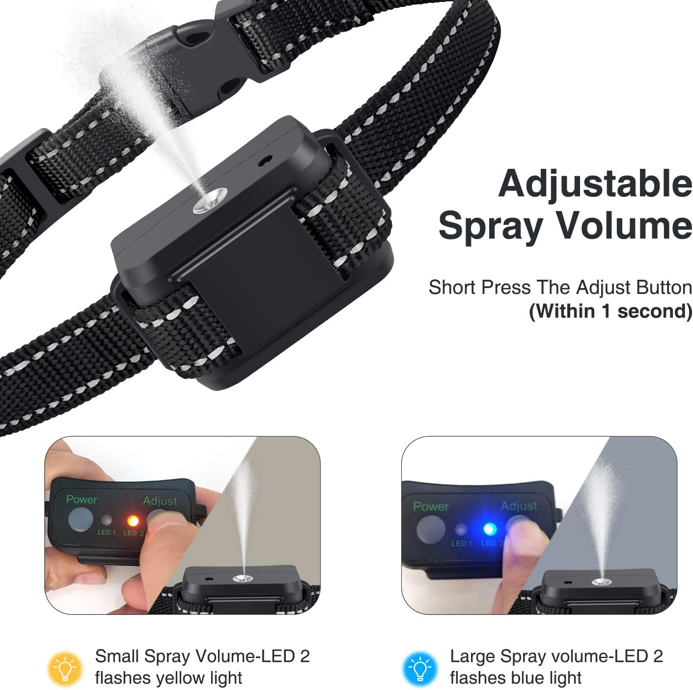 BNIB-Citronella Dog Collar for Barking Automatic No Barking Collars Spray Bark Collar