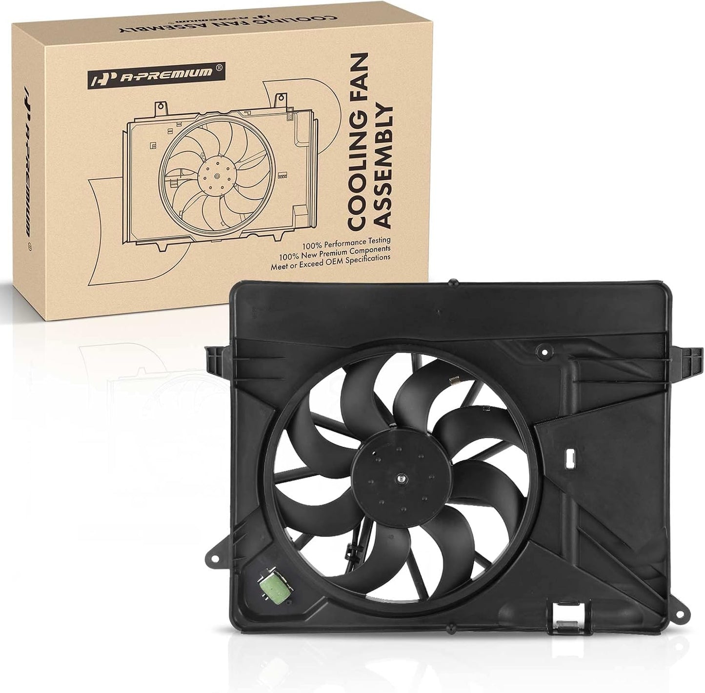 BNIB-A-Premium Engine Radiator Cooling Fan Compatible Chevrolet Trax 2015-2021 & Buick Encore 2014-2021