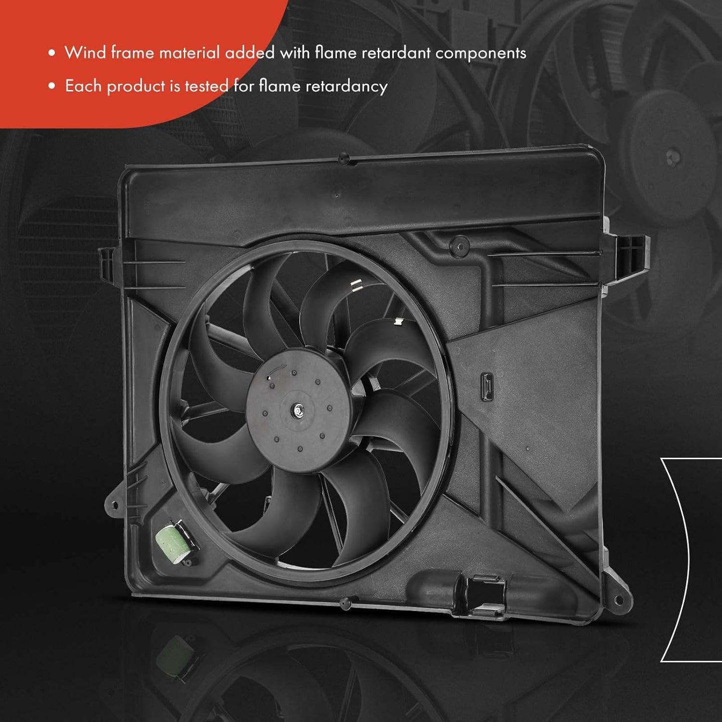 BNIB-A-Premium Engine Radiator Cooling Fan Compatible Chevrolet Trax 2015-2021 & Buick Encore 2014-2021