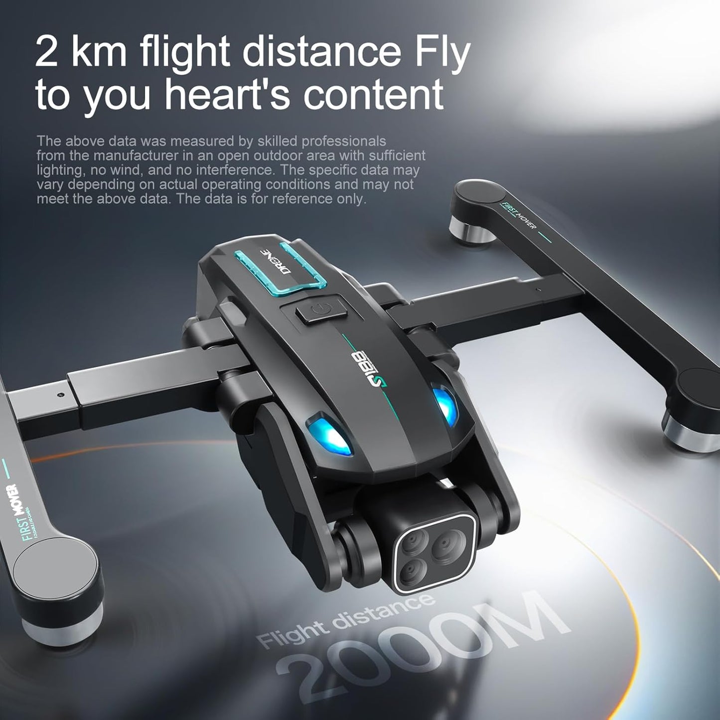 BNIB-Dodoore S188 GPS Drone with 8K Camera for Adults, FPV RC Quadcopter with Brushless Motor,-$50