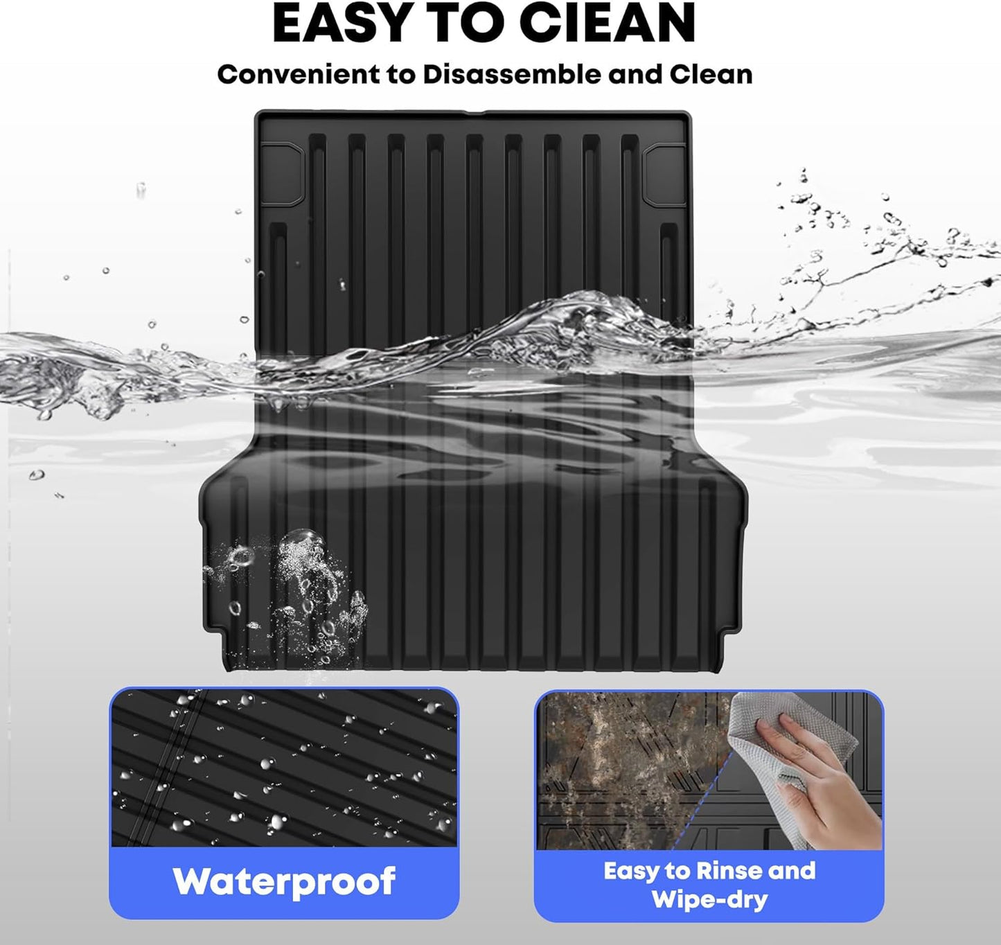 BNIB-AOMSAZTO Truck Bed Mat Compatible with 2022-2024 2025 Ford Maverick Bed(Bed Mat+Tailgate Mat)