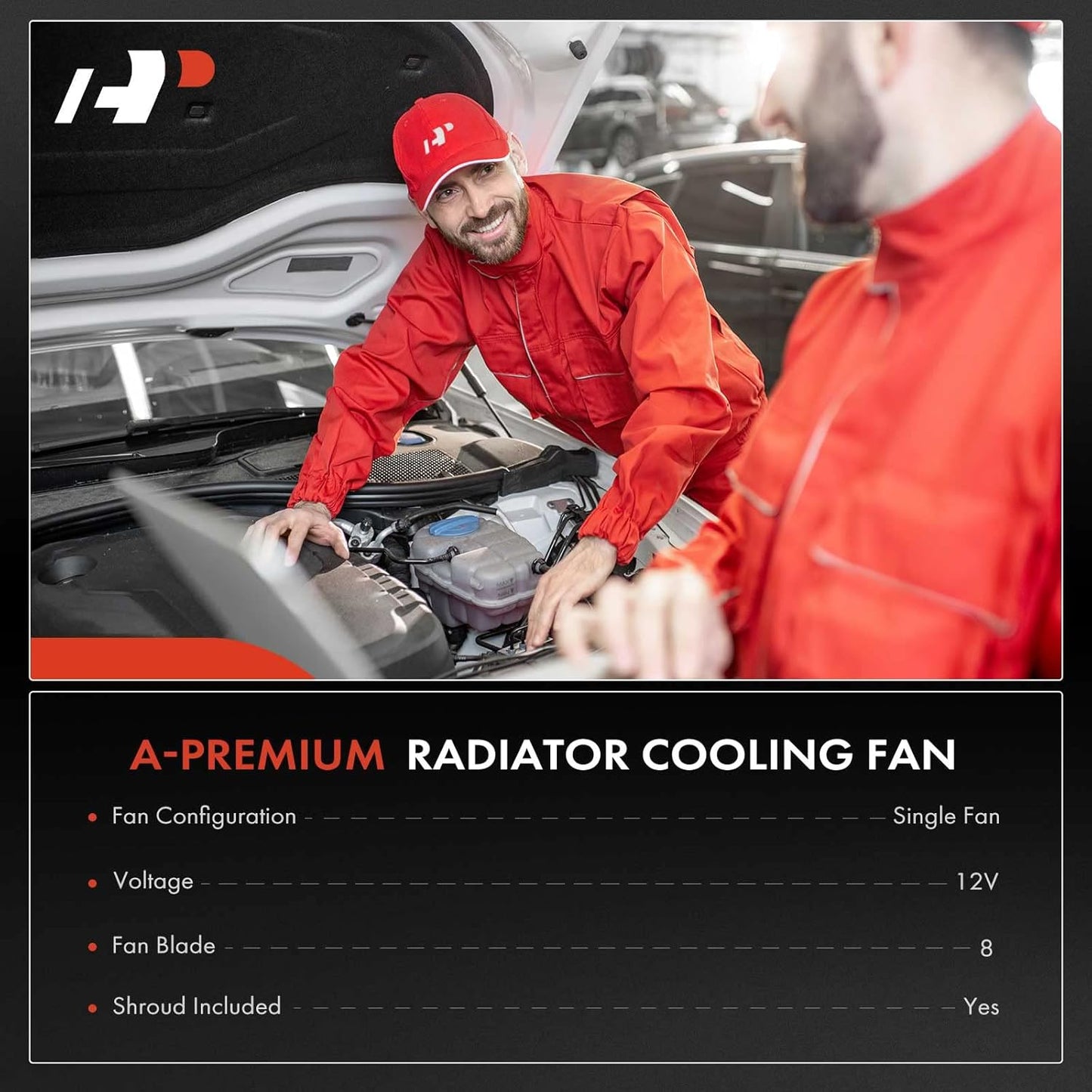 BNIB-A-Premium Engine Radiator Cooling Fan Compatible Chevrolet Trax 2015-2021 & Buick Encore 2014-2021