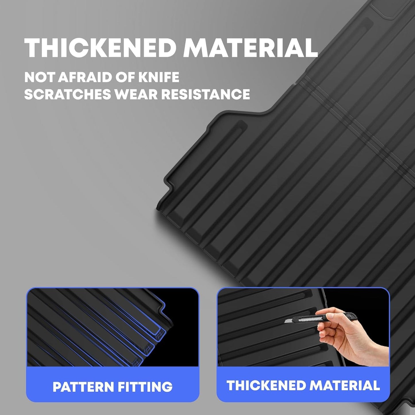 BNIB-AOMSAZTO Truck Bed Mat Compatible with 2022-2024 2025 Ford Maverick Bed(Bed Mat+Tailgate Mat)