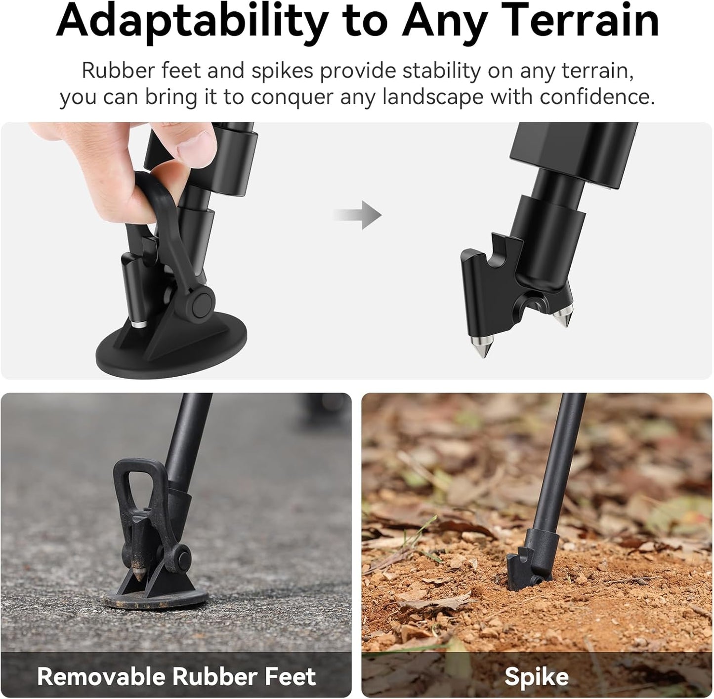 BNIB-Ulanzi Video Fast Heavy Duty Tripod Kit T048 Aluminum Alloy Tripod & Fluid Head,