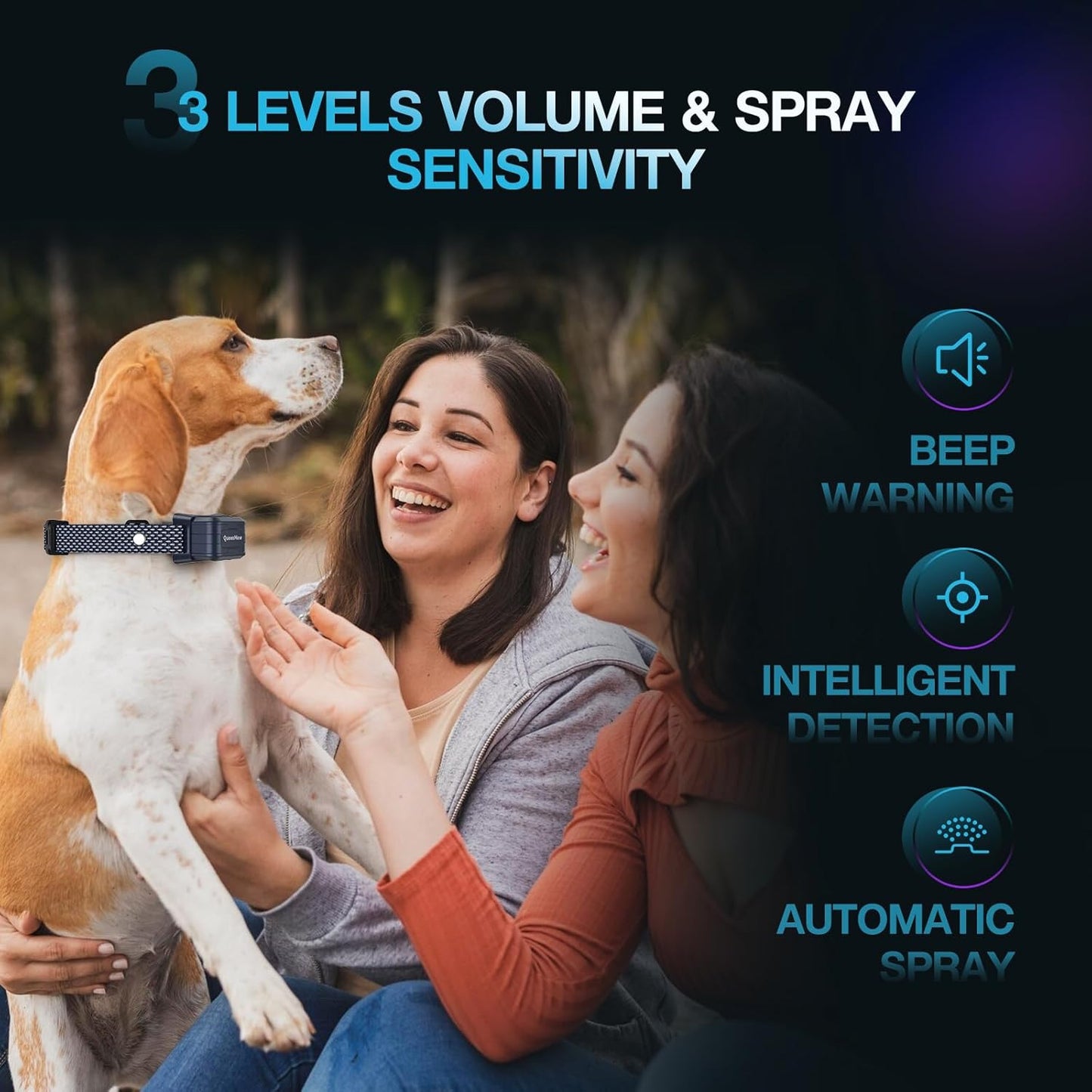 BNIB-Citronella Dog Collar for Barking Automatic Citronella No Barking Collar Spray Bark Collar