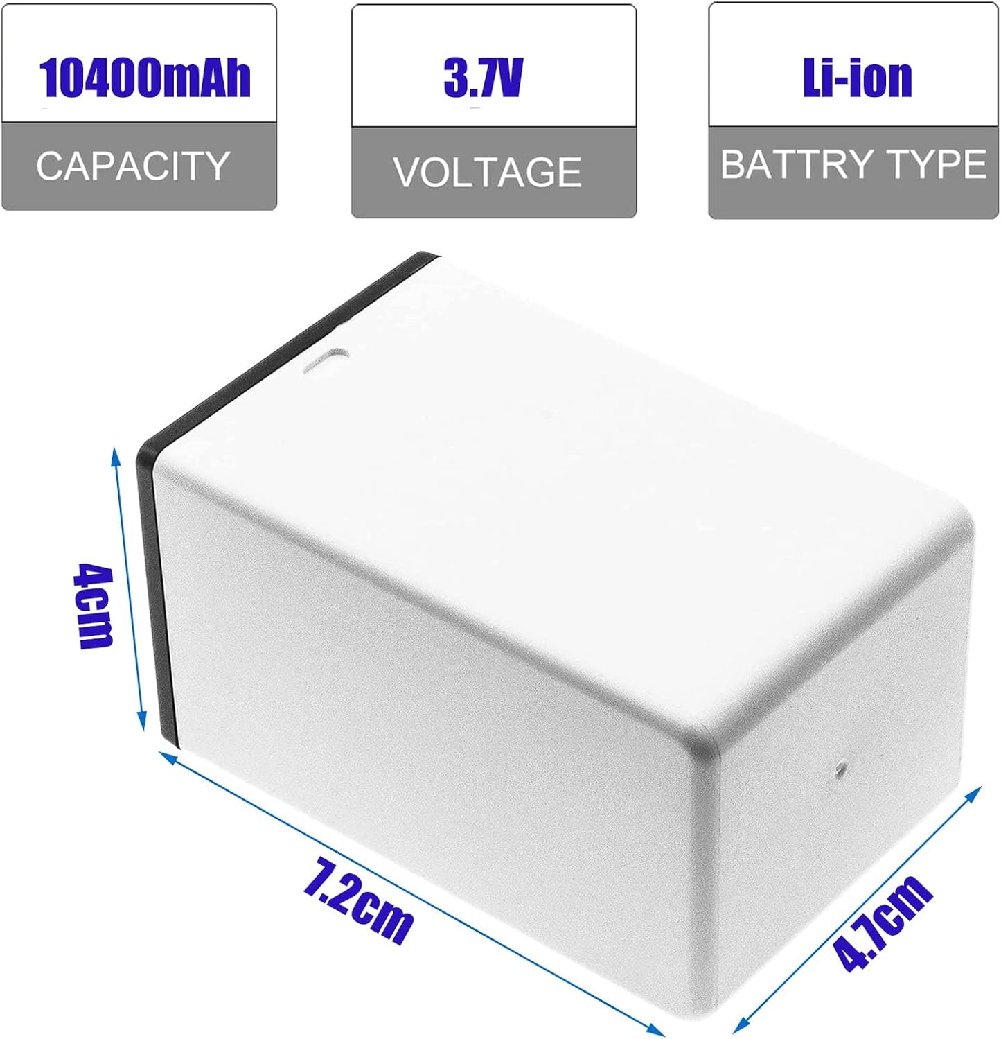 BNIB-10400mAh Li-ion Replacement Battery for Home Security Camera Arlo Pro 4XL, FB1001, Go 2,-$20