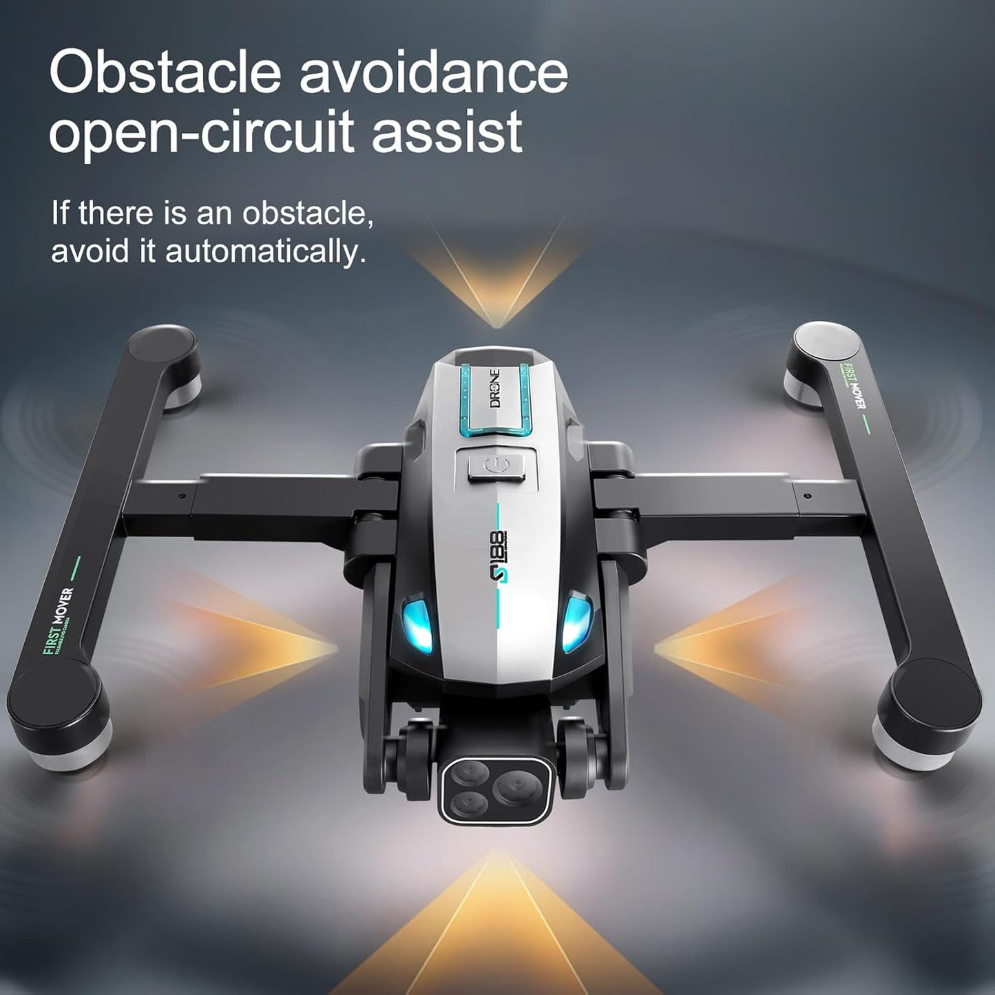 BNIB-Dodoore S188 GPS Drone with 8K Camera for Adults, FPV RC Quadcopter with Brushless Motor,-$50
