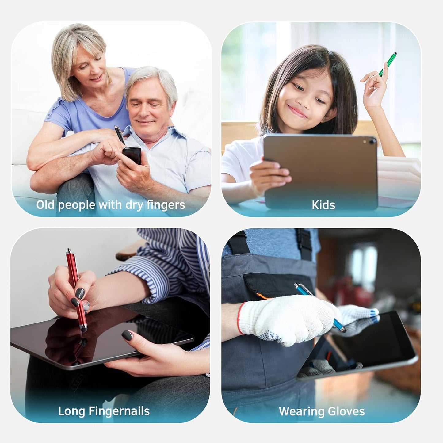 BNIB-Abiarst High Precision Universal Stylus for iPad iPhone Tablets Samsung Galaxy