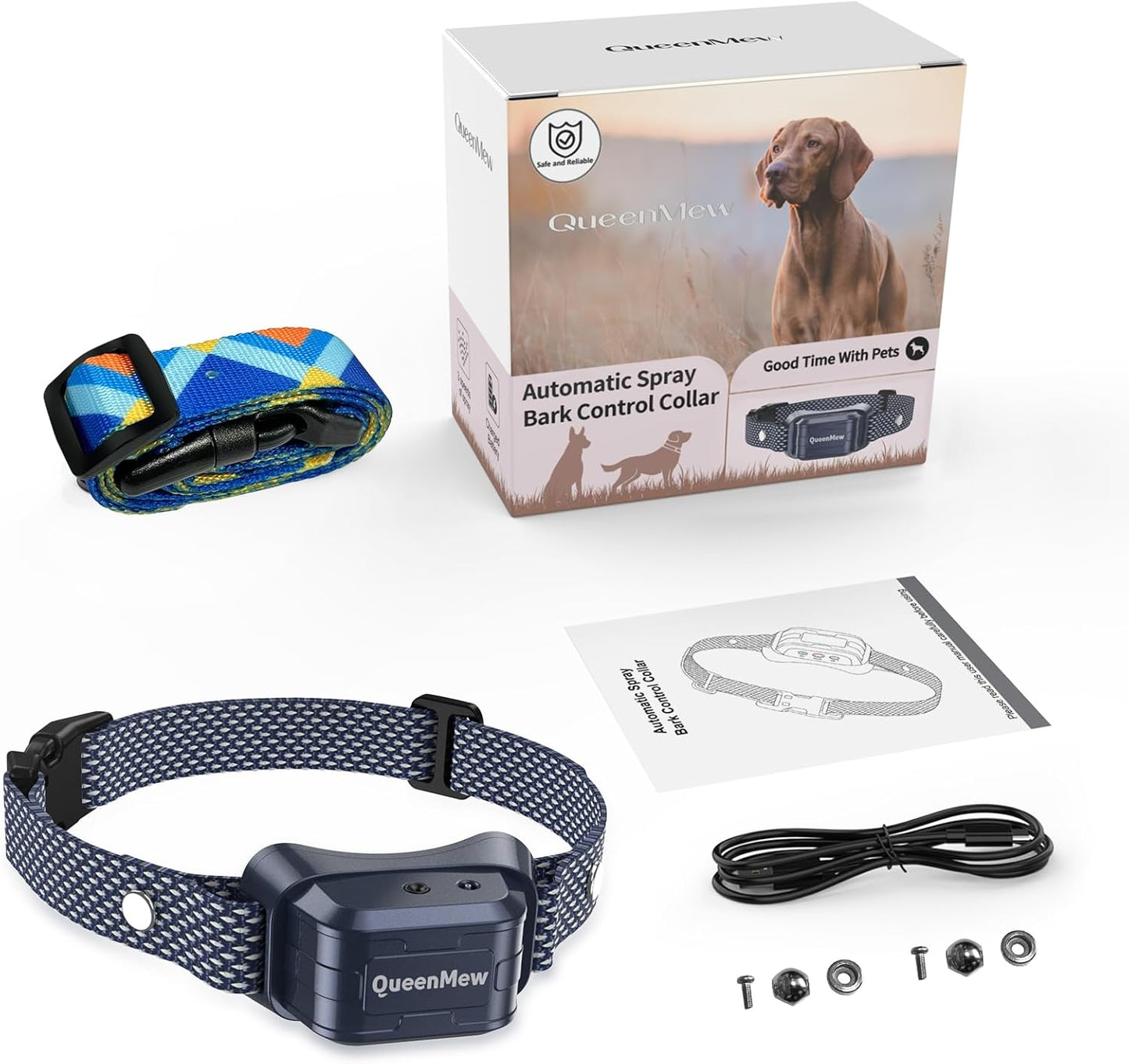 BNIB-Citronella Dog Collar for Barking Automatic Citronella No Barking Collar Spray Bark Collar