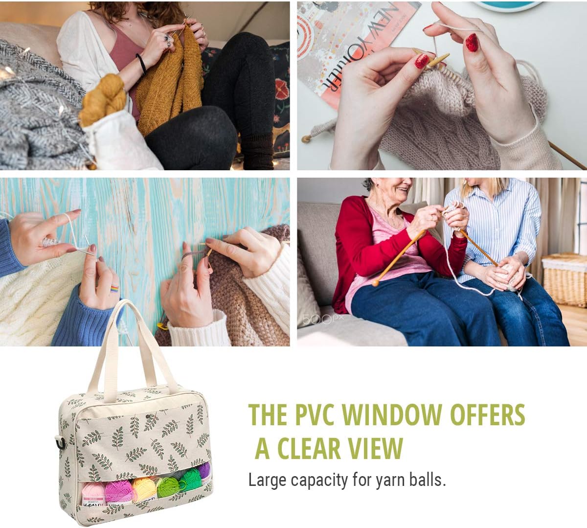 Brand New Yarn Bag Crochet Bag Knitting Bag , -$15