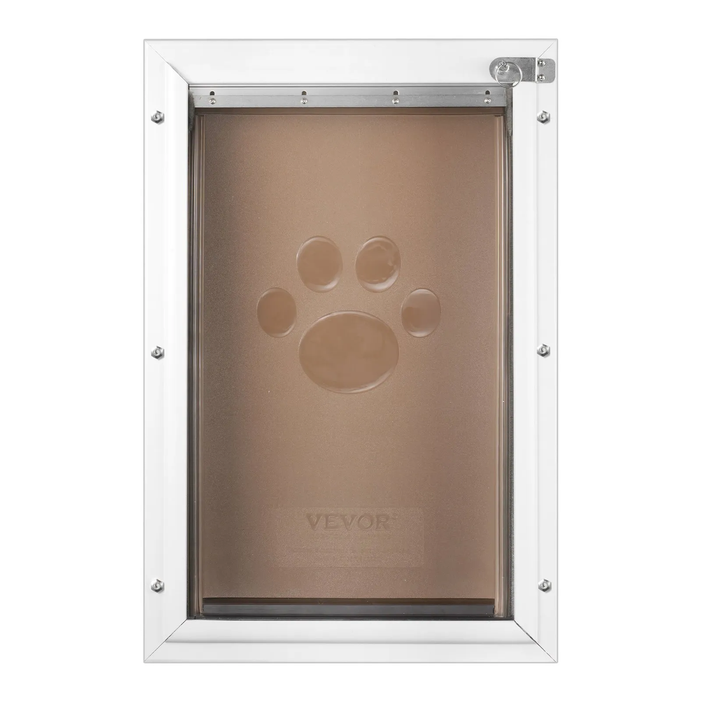 VEVOR Pet Door for Door with Lock and Magnetic Flap System Aluminum Frame Large,-$50
