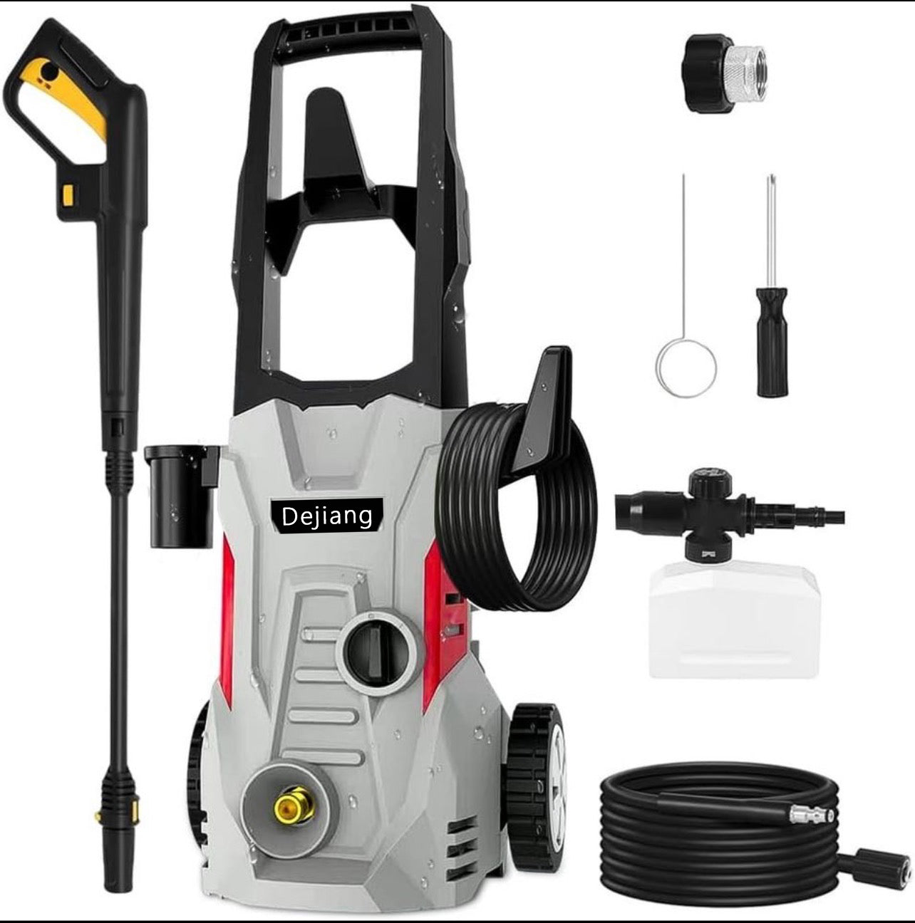 BNIB-Dejiang High ppressure Washer, mobile standing water pump, dynamic power 1600W