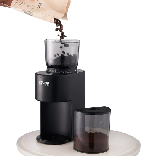 VEVOR Conical Burr Grinder, Electric Adjustable Burr Mill with 35 Precise Grind Setting, 5.3-Ounce 20 Cups,-$40