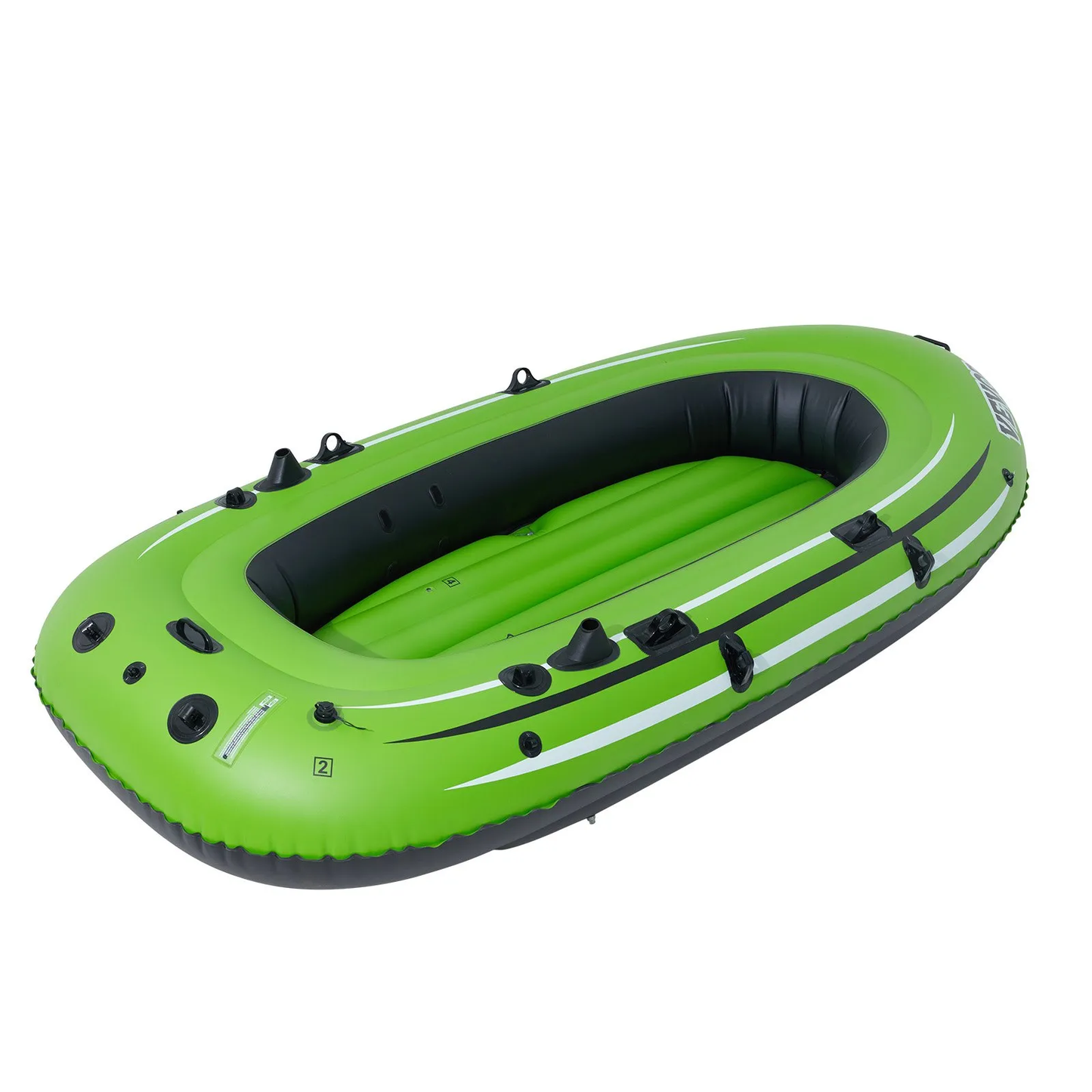 VEVOR Inflatable Boat, 3-Person Inflatable Fishing Boat, Strong PVC Portable Boat Raft Kayak,-$100
