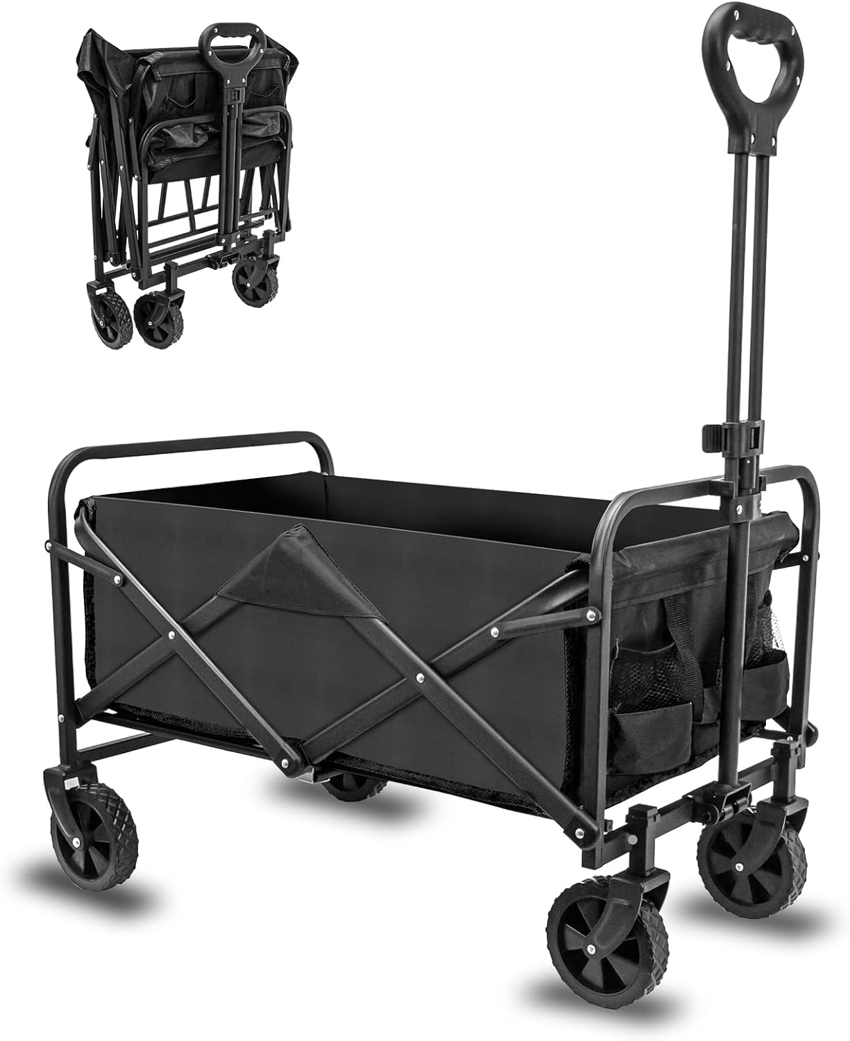 Brand New Heavy Duty Foldable Multi-Purpose Utility Wagon,Beach Wagon,Shopping Cart,Garden Cart