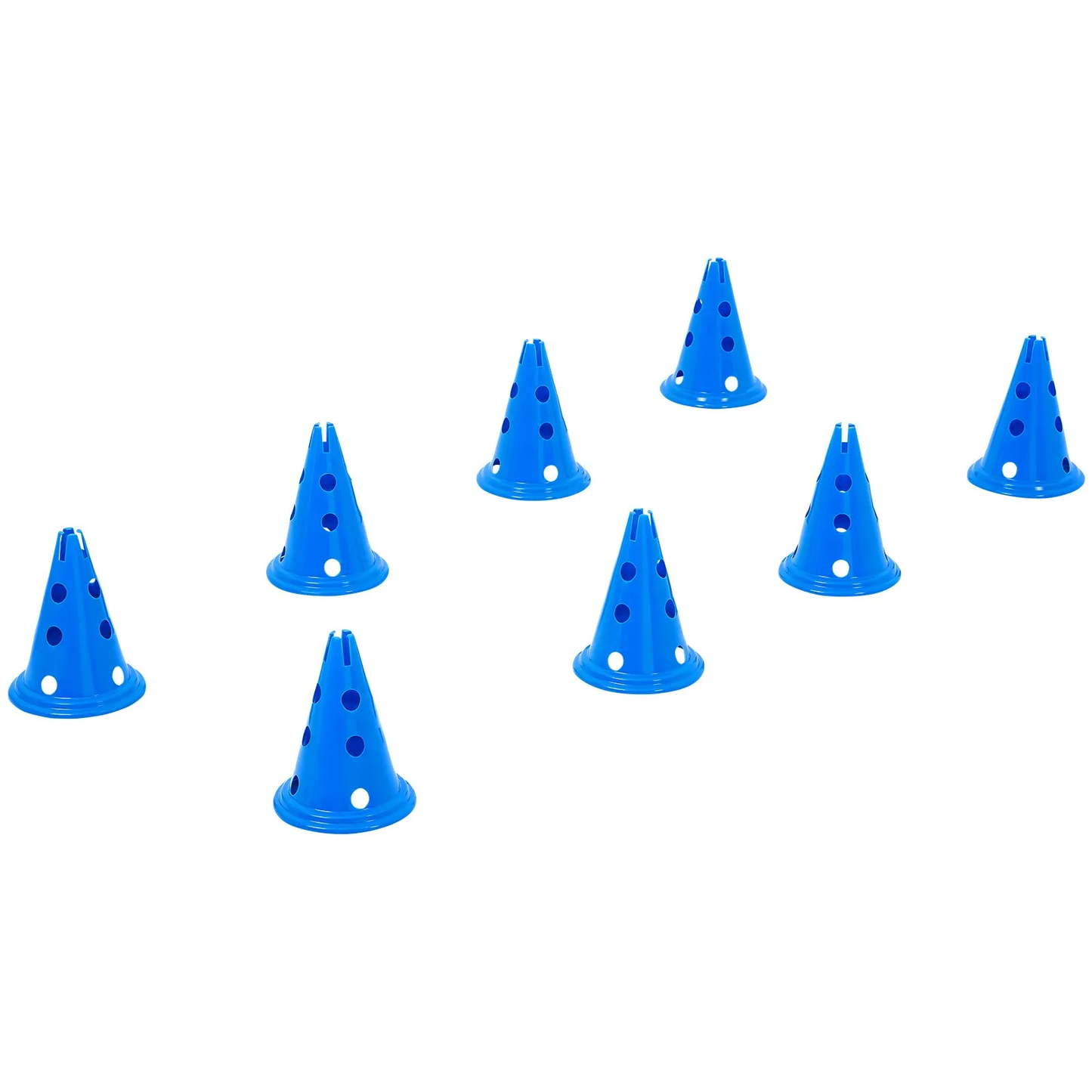 VEVOR Dog Agility Hurdle Cone Set, 6 PCS Kit-12 x Cones, 6 x Agility Rods, Agility Training Equipment,-$35