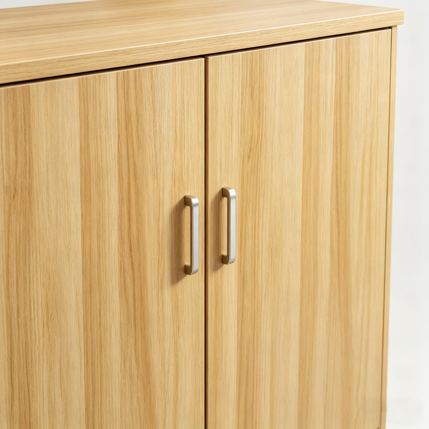 Brand New Assemble2-Door 2-Compartment Sideboard Cabinet,Storage Cabinet, light oak,-$100