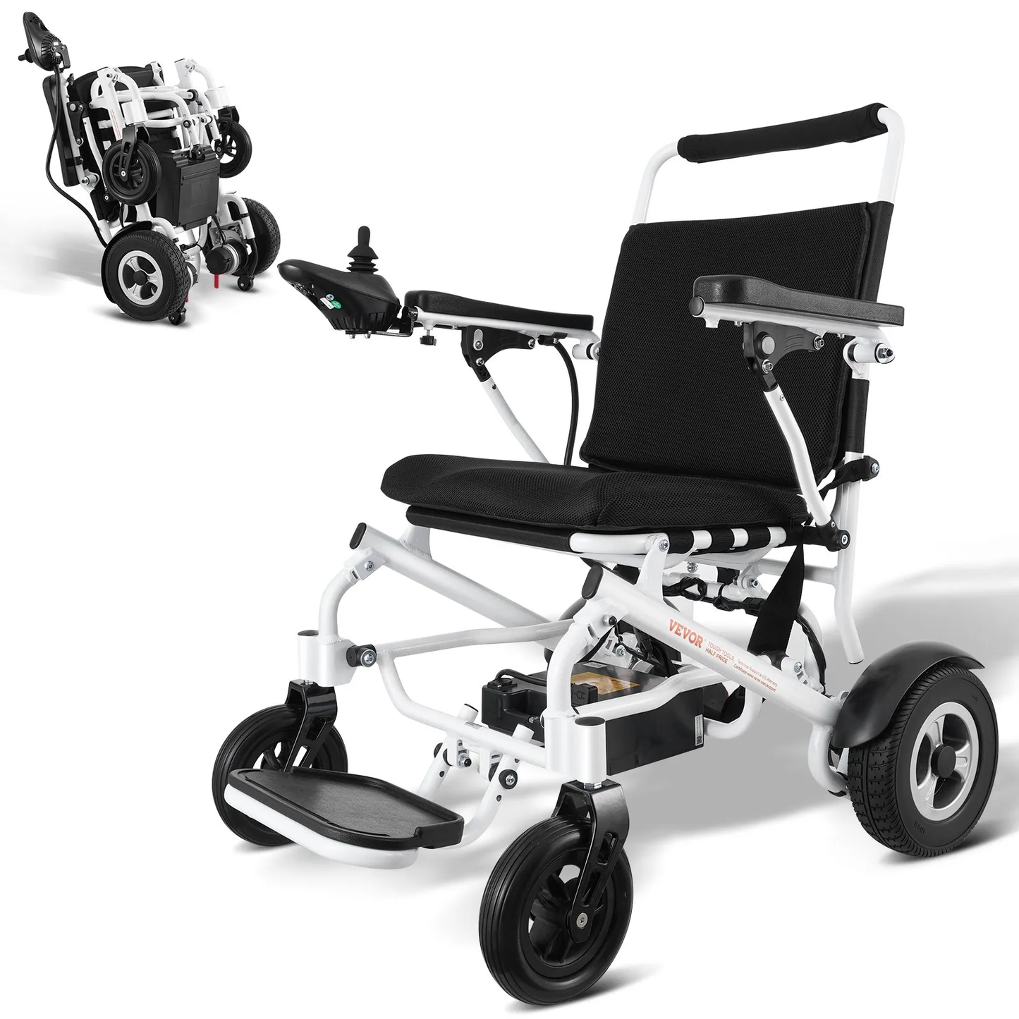 VEVOR Electric Wheelchair, 300 lbs Weight Capacity, 20 in Width Lightweight Foldable Motorized,-$860