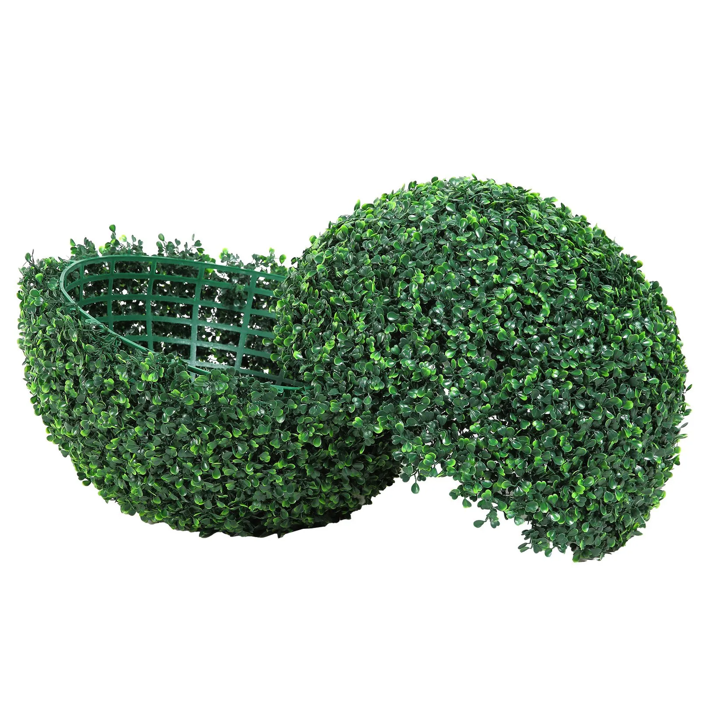 VEVOR Artificial Topiaries Boxwood Trees, 16”Tall (2 Pieces), Ball-Shape Faux Topiaries Plant,-$40