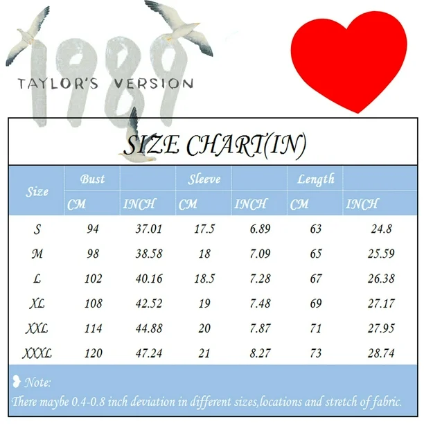 BNIB-Taylor ERAS-Inspired Graphic T-Shirt – Women’s Casual Short Sleeve  (Watermelon Red)Size: L,-$5