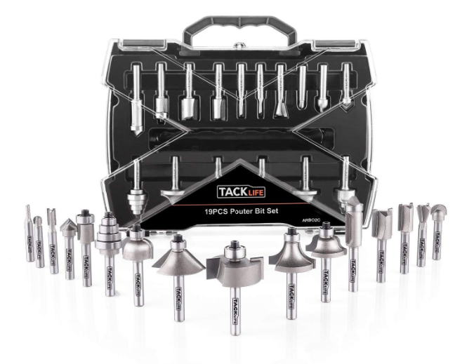 Brand New 16 Piece Router Bit Set, 1/4-Inch Shank,Fits Edging, Trimming, in All Woodworking Projects
