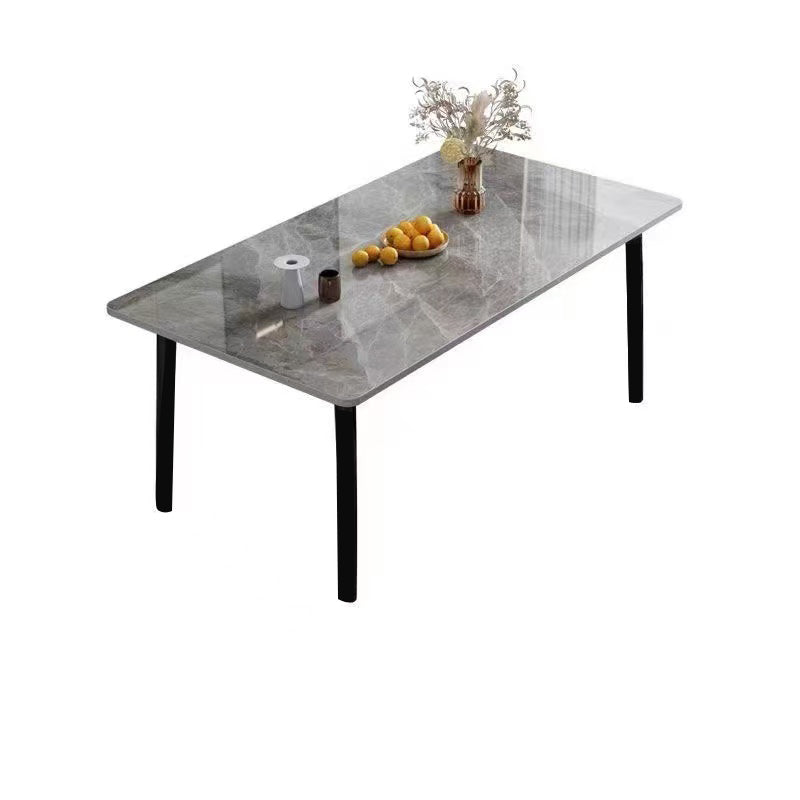 BNIB-Modern Sintered Stone Dining Table,Rectangle,Scratch Resistant & Easy to Clean,Table Only