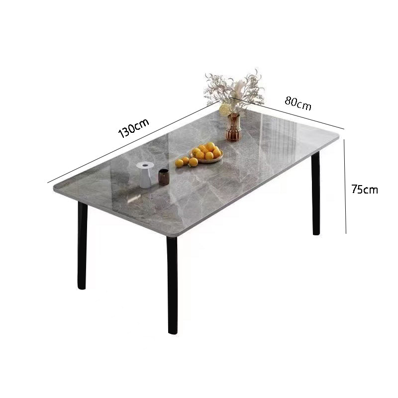 BNIB-Modern Sintered Stone Dining Table,Rectangle,Scratch Resistant & Easy to Clean,Table Only