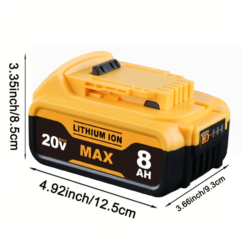 BNIB-High-Capacity 8.0Ah Replacement Battery – Compatible with 20V Max Tools,-$35