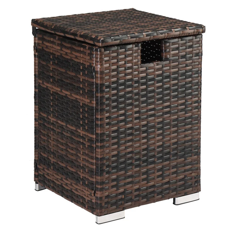 Brand New Patio Wicker Propane Tank Cover & Side Table,Coffee Table,-$120