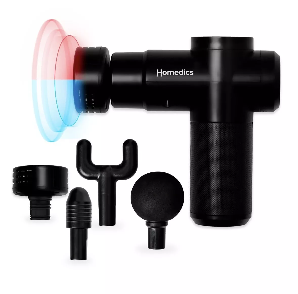 BNIB-Homedics Compact Hot and Cold Therapy Percussion Massage Gun Cordless Recharge