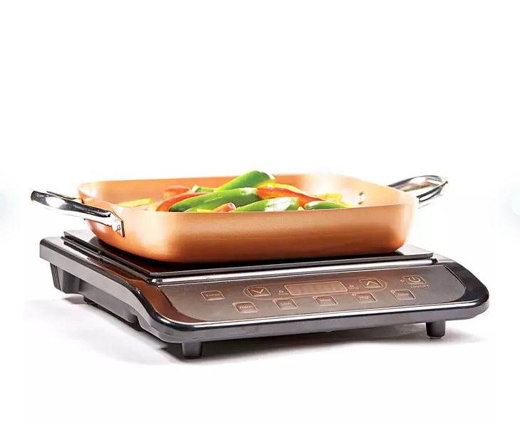 Brand new-Copper Chef Induction Cook top with Frying Pan,1300 Watts of power