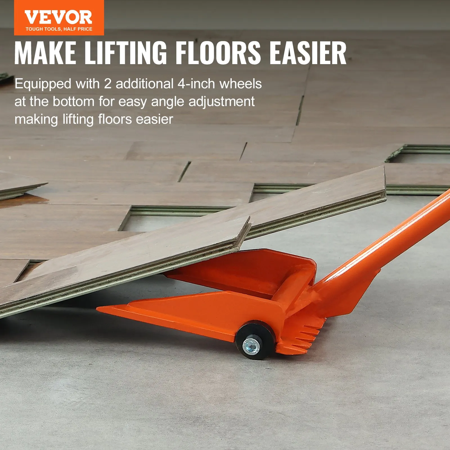 VEVOR Pallet Buster, 60-Inch Handle, 2000 lbs Weight Capacity,Heavy Duty Deck Wrecker Demolition,-$70