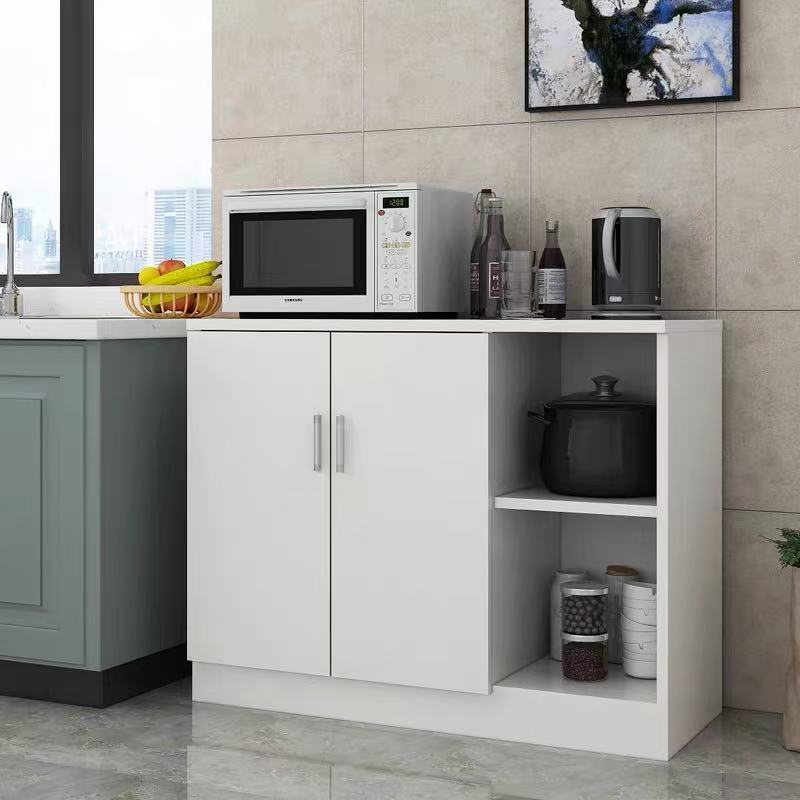 Brand New Assemble2-Door 2-Compartment Sideboard Cabinet, Wall-Mounted Storage Cabinet, White,-$100