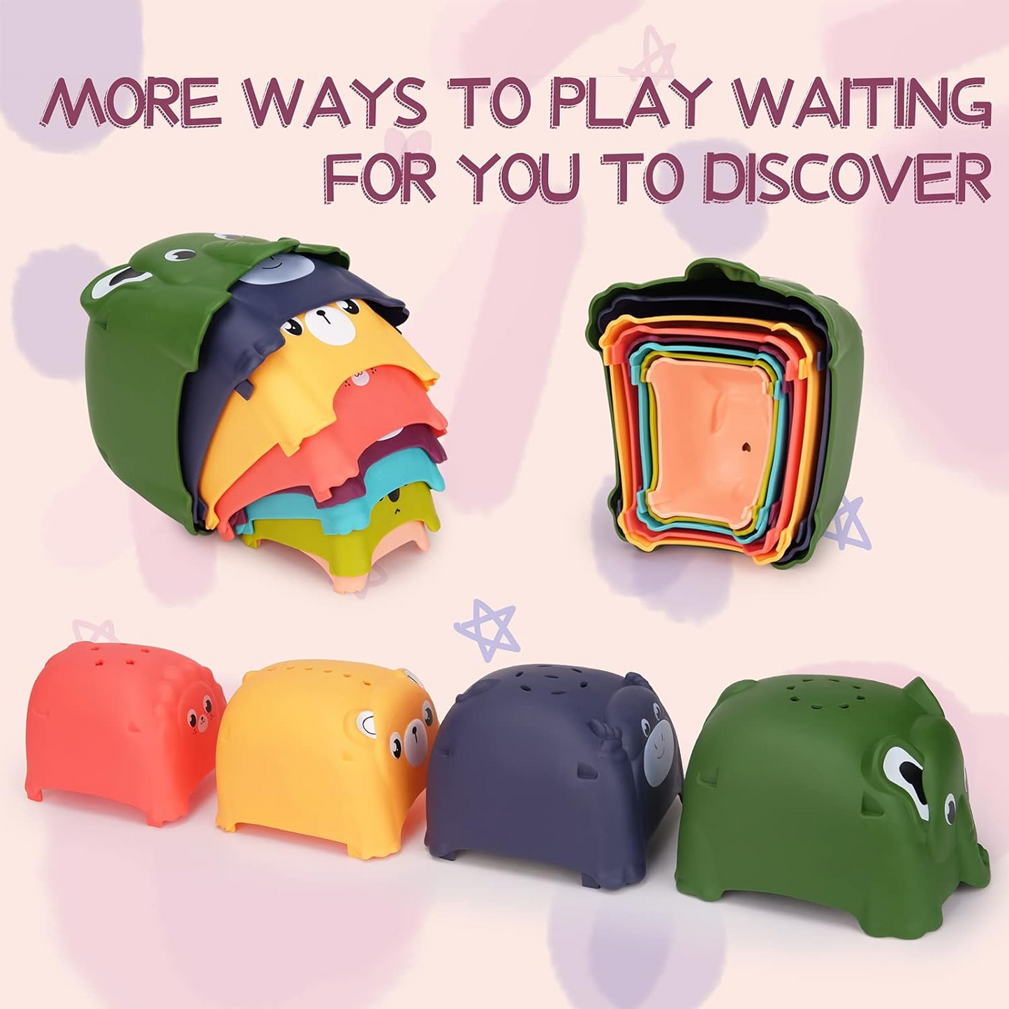 Brand new Colorful Bench Jenga, children's educational toys