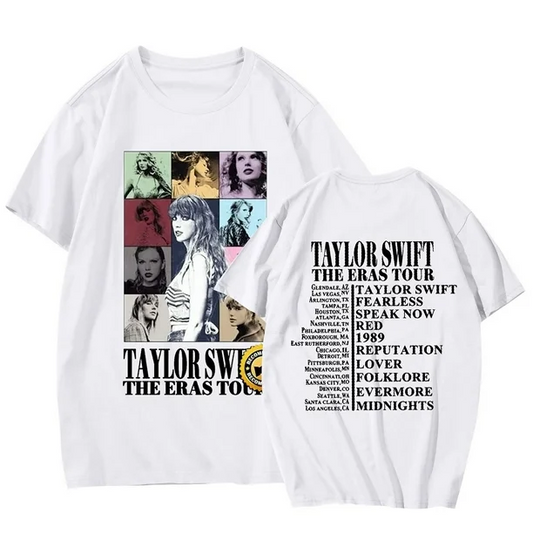 Brand new Taylor Swift-Inspired Women’s Graphic T-Shirt (Casual Style), (White)Size: XL,-$5