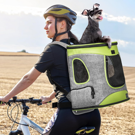 BNIB-Petsfit Pet Backpack Carrier Easy-Fit Dog Travel Backpack Carrier for Small Medium Dogs Cats Rabbits