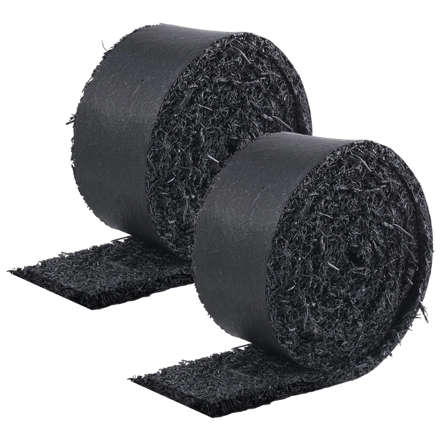 VEVOR Rubber Mulch for Landscaping, 2 Rolls Recycled Rubber Mulch Mat 120 x 4.5 in, -$25